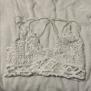 Wishlist White Lace Bralette